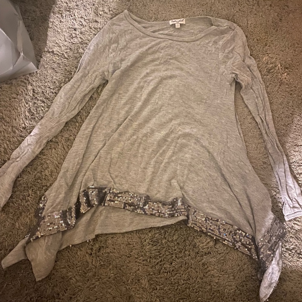 Sequins long sleeve 6X